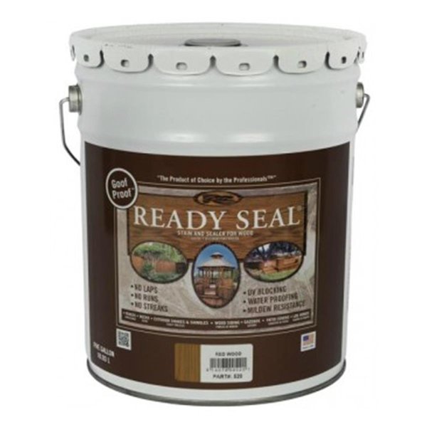 Ready Seal 5 gal Exterior Wood Stain & Sealer, Redwood RE385557